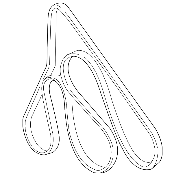 Genuine OE Ford Serpentine Belt 6L2Z8620A