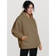 thumbnail image 2 of Women's Oversized Fleece Hoodie Comfy Loose Fit Pullover Sweatshirt Fall Winter Clothes, 2 of 6