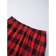 thumbnail image 6 of AIGUR Matching Family Buffalo Plaid Christmas Pajamas Set, Long Sleeve Button Sleepwear for Adults Kids, Matching Pet Outfit, 6 of 10