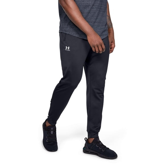 Joggers Under Armour UA Sportstyle para hombre, negro, talla grande