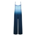 thumbnail image 4 of Loose Fit Wide Leg Rompers Womens Fashion Gradient Strap Cami Overalls Casual Trendy One Piece Jumpsuits 2024, 4 of 5