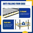 thumbnail image 4 of YRLLENSDAN Skinny Shelf for Small Space 6 Tier Narrow Shelving Unit 17Lx12W Height-Adjustable NSF-Certified Metal Wire Shelving Rack Kitchen Tool Utility Shelves 6 Shelf Storage Rack,Black, 4 of 7
