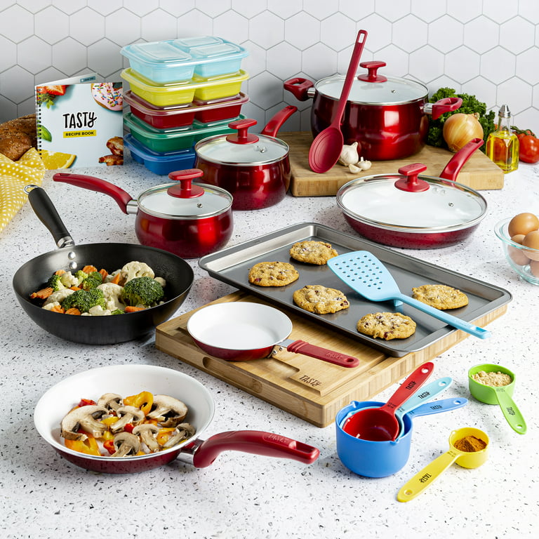 Tasty on Instagram: One set that does it all. Meet your kitchen BFF, the  new Clean Ceramic 24-Piece Cookware Set. Get cookin' and shop with link in  bio