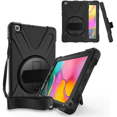Galaxy Tab A T290 Case, KIQ Shockproof Heavy Duty Impact Drop Protection Rugged Shield Cover For Samsung Galaxy Tab A 8.0 2019 SM-T290 SM-T295 (Best Value Hot Tub 2019)