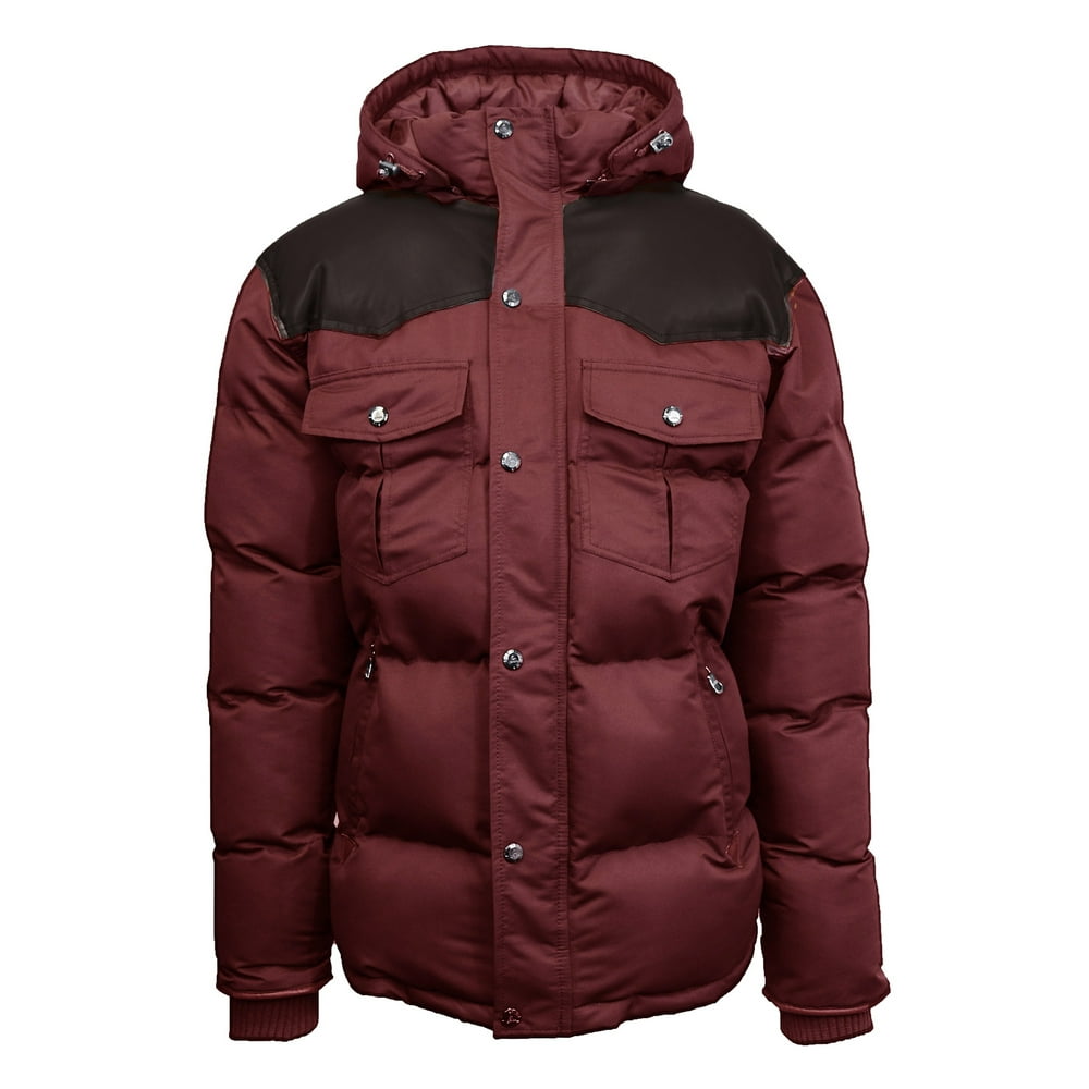 Mens Bomber Puffer Jacket