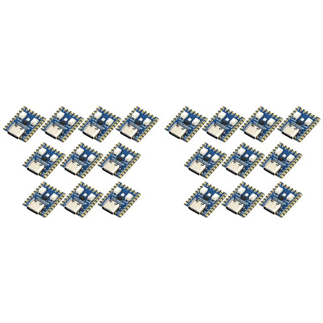 Placa de Desarrollo de Microcontrolador RP2040-Zero para RP2040 Procesador M0+ de Doble Núcleo 2 MB Flash 20 Piezas