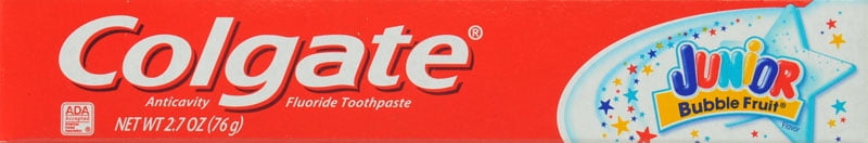 Colgate Junior 2.7 Oz. Bubble Fruit Fluoride Toothpaste