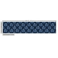 thumbnail image 3 of Ambesonne Floral Fabric by the Yard Upholstery, Vintage Style Garden Flora, 3 Yards, Dark Blue, 3 of 5