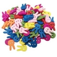 thumbnail image 3 of MLINS Cute Rabbit Shaped Wooden Buttons for Sewing and DIY Crafts Assorted Color Composite Material, 3 of 8