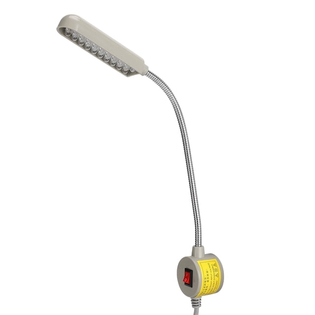 Lampe de Machine à Coudre, Lampe de Travail à Col de Cygne Flexible à LED pour Quilting, Machine à Coudre, Tour de Table, Perceuse, Presse 110-250V
