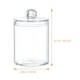 thumbnail image 2 of KAKOWELY 4 Pcs Bocal de Rangement Transparent pour Cotons-Tiges Design Anti-Humidité pour Usage Quotidien, 2 of 8
