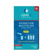 Liquid I.V. Hydration Multiplier Electrolyte Powder Packet Drink Mix, Apple Pie, 6 Ct