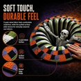 thumbnail image 7 of 3D Halloween Rug, Ghost Skeleton vortex quilted 3D Optical Illusion Rugs | Candy Corn Abyss Quilted Round Mat with Spooky Depth Design Crystal Velvet Soft & Durable Fabric Non-slip（24INCH skull）, 7 of 7