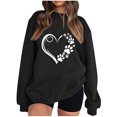 thumbnail image 2 of Neewe Womens Oversized Sweatshirts Hoodies Fleece Crewneck Sweaters MXsual Tops Comfy Fall Fashion Outfits Winter Clothes 2025, 2 of 4