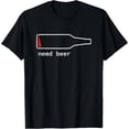 thumbnail image 1 of Playera Divertida de Cerveza para Mujer - Batería Baja Necesita Cerveza - Talla Extra Grande S-4XL, 1 of 7