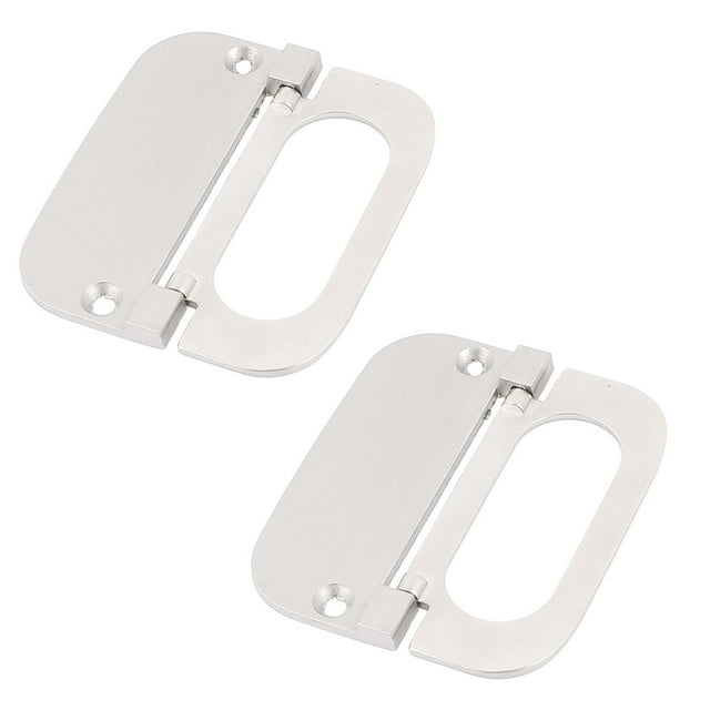 Unique Bargains Cupboard Drawer Metal Flush Mount Door Pull Handle Silver Tone 2pcs