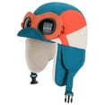 thumbnail image 6 of Karoyedx Scarf Winter Outdoor Fleece Lined Warm Hat For Boys And Girls With Ear Goggles Integrated Hat Navy Size,One Size, 6 of 7
