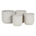 thumbnail image 4 of Cheungs Elegora Straight Side Solid Color Ceramic Pot - Off White Large, 4 of 5