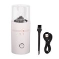 thumbnail image 1 of Molinillo de café eléctrico con carga USB, molienda gruesa y fina, ajustable, pequeño, automático, blanco, para el hogar, 1 of 10