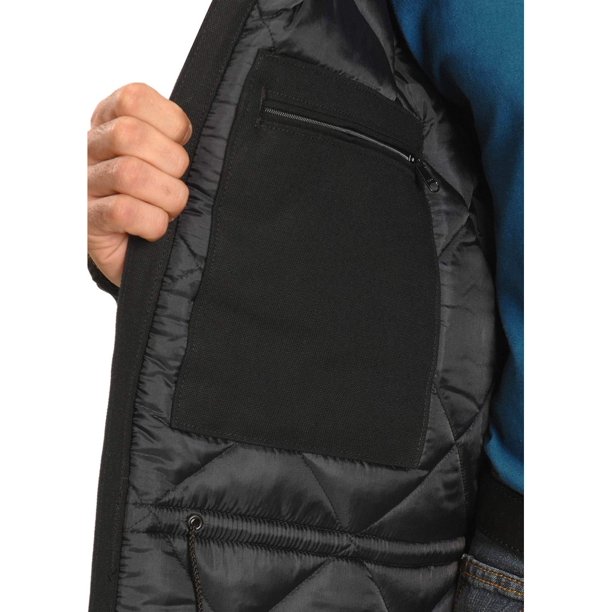 Carhartt Men's Arctic Quilt Lined Duck Traditional Coat C003,Black