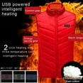 thumbnail image 5 of Gamivast Quilted Heated Vest for Men and Women 13 Heating Zones and 2 Control Sleeveless Stand Up Warm Jackets with Zipper Pockets Washable 3 Heating Level Coats no Power Bank, 5 of 6