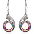thumbnail image 1 of Pendientes para mujer, joyas, regalos para ella, pendientes colgantes para niña, cristales de Austria, San Valentín, día de la madre, Navidad, aniversario, cumpleaños, cristal Vitrail mediano, 1 of 5