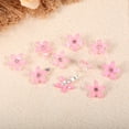 thumbnail image 5 of Unique Bargains 20 Pcs Small Flower Hair Clips Mini Flower Hair Clips for Girls Cute Flower Hairpin for Fine Hair Pink, 5 of 7