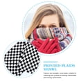 thumbnail image 3 of TABLZONE 1Ud Pañuelo Con Patrón De Ajedrez Para Mujer En Cómoda Y Para Peinados, 3 of 5