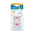 thumbnail image 2 of Dr. Brown’s® PreVent™ Contour Glow in The Dark 2PK Pacifiers, Stage 2 (6-18m), Pink, 2 of 3