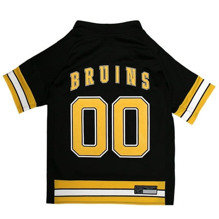 UPC: 0849790076273 | Pets First NHL Boston Bruins Mesh Jersey for Dogs and Cats – Licensed