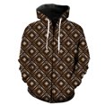thumbnail image 1 of Sudadera con capucha y cremallera para hombre con estampado geométrico abstracto, estilo Harajuku para adolescentes, con estampado 3D, de manga larga, estilo hip hop, de gran tamaño., 1 of 6