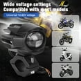 thumbnail image 5 of golytefs 2x Led Motorcycle Spot Light with Mount Brackets Auxiliary Motorcycle Headlight, 5 of 9