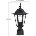 thumbnail image 3 of Revtronic Outdoor Post lights Hard Wired, Waterproof Column Lantern, Anti-Rust Pillar Mount Sconce Electric Powered, 2 Pack, 3 of 7
