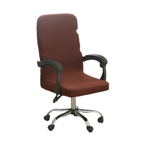 Nkmbld Office Chair Covers, Solid Color High Elastic Chair Cover Soft and Comfortable Chair Seat Cover Slipcover for Universal Rotating Chair