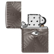 Zippo Pattern Armor Black Ice Pocket Lighter