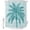 Teal, Aqua, White, variant on Shower Curtains for Bathroom, Grey Palm Tree Waterproof Fabric Shower Curtain, Tropical Summer Coastal Vintage Gray Decorative Bathroom Curtain for Bathtub, 66"x72", No Hooks Included