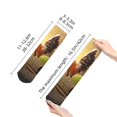 thumbnail image 4 of Pofeuu Country Farm Morning Rooster Print 30cm Socks, Adult Running Hiking Socks for Youth and Adult, 4 of 7