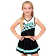 thumbnail image 2 of XIMIN Kid Girls Sweetheart Cheerleader Uniform Dress Up Outfit Costume, Cheerleading Uniform Outfit for Sports Games & Party Birthday Gift, 2 of 5