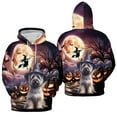 thumbnail image 3 of Spooky Halloween Night Witch Cairn Terrier Glowing Pumpkins All Over Print 3D Hoodie Unisex Merch Hoodies Cairns Dog Lover - 12015, 3 of 6