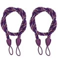 thumbnail image 2 of Living Room Curtains for Windows 2Pcs Ropes Tie Backs for Window Curtain Cord Buckle Tiebacks Tie Backs Window Curtains for Living Room Window Curtains Living Room, 2 of 2