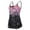 Pink, variant on Enjoytime Women's Swimsuits Vintage Print Plus Size Swim Tank Top with Boyshorts Beach Two Piece Bathing Suits Tummy Control Swimsuits for Women