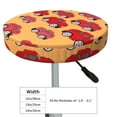 thumbnail image 4 of Disketp Red Cars Funda Redonda para Taburete, Funda de Cojín para Silla de Bar Suave y Elástica-14 inch, 4 of 7
