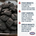 thumbnail image 2 of Kingsford Charcoal Briquettes with Classic Hickory, BBQ Charcoal for Grilling, 16 Pounds, 2 of 11