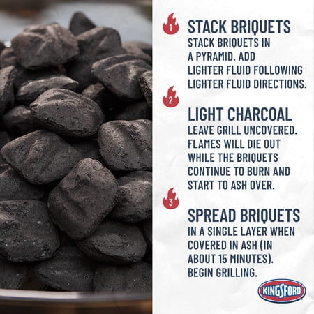 Kingsford Original Charcoal Briquettes, 8 lb - Image 2