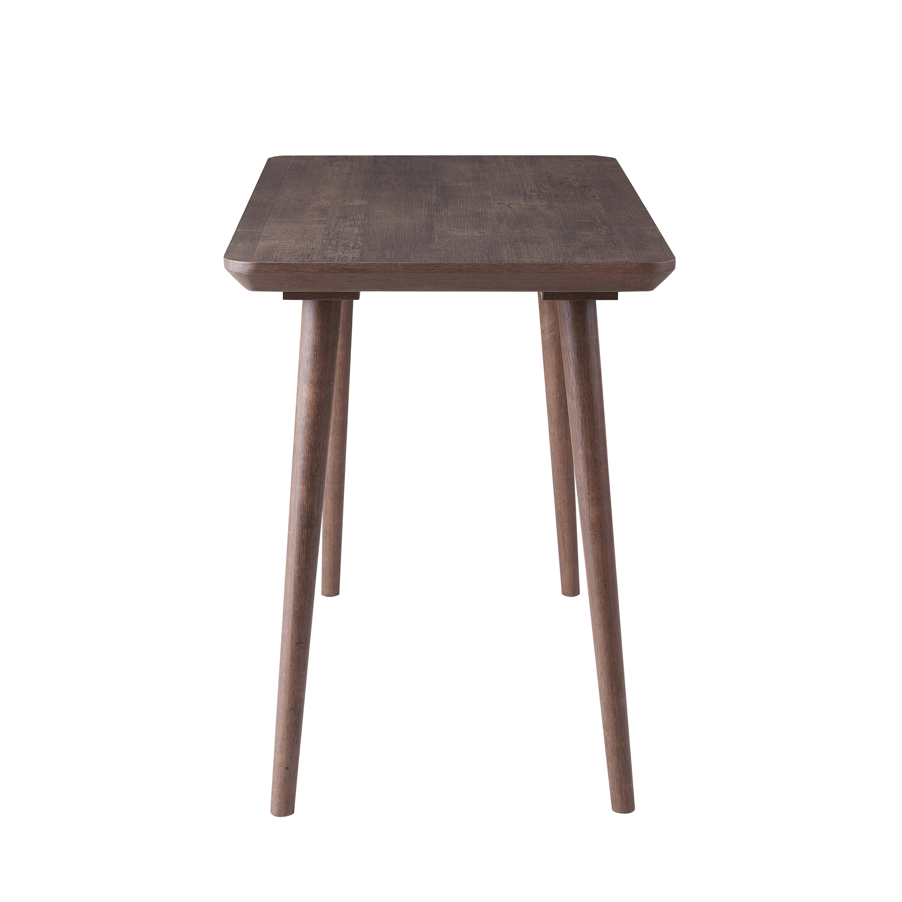 Furniture of America Asa Mid-century Modern Wood Writing Desk in Walnut Oak Finish