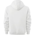 thumbnail image 4 of SBYOJLPB Men Fashion Solid Color Stand Collar Sweatshirt Long Sleeve Pullover Sports Hoodie Casual Multi Pocket Workwear Hoodie Long Sleeve Shirt Top White, 4 of 5