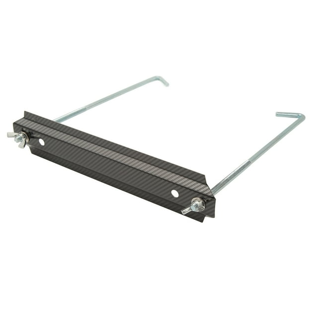 Kit de sujeción de batería, barra transversal Universal de acero inoxidable con varillas de soporte de 8,7 pulgadas, fibra de carbono Jadeshay A
