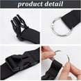 thumbnail image 6 of 2Pcs Luggage Straps Coat Jacket Gripper Holder Suitcase Belt Clip Ring Hook Black Adjustable Belt Straps with Iron Hinged Rings and Plastic Release Buckle Polyester Travel Accessories, 6 of 8
