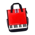 thumbnail image 4 of Bolsa impermeable con cremallera para libros de música, bolsa de almacenamiento portátil para atril, bolsa de libros de piano de tela Oxford para, 4 of 8
