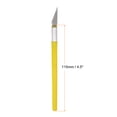 thumbnail image 2 of Uxcell 13 Pack Art Craft Knife Set, 3 Pack Hobby Exacto Knife & 10 Pack Spare Blades with Plastic Box Yellow, 2 of 6